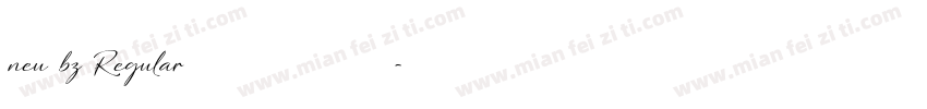 neu bz Regular 字体下载地址字体转换
